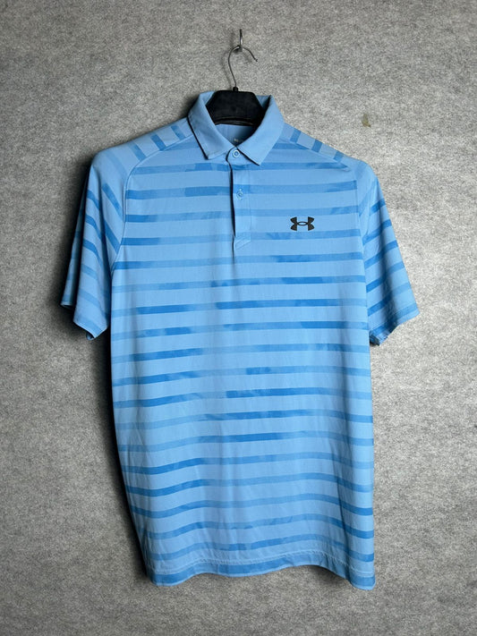 Under Armour Light Blue Polo - Medium