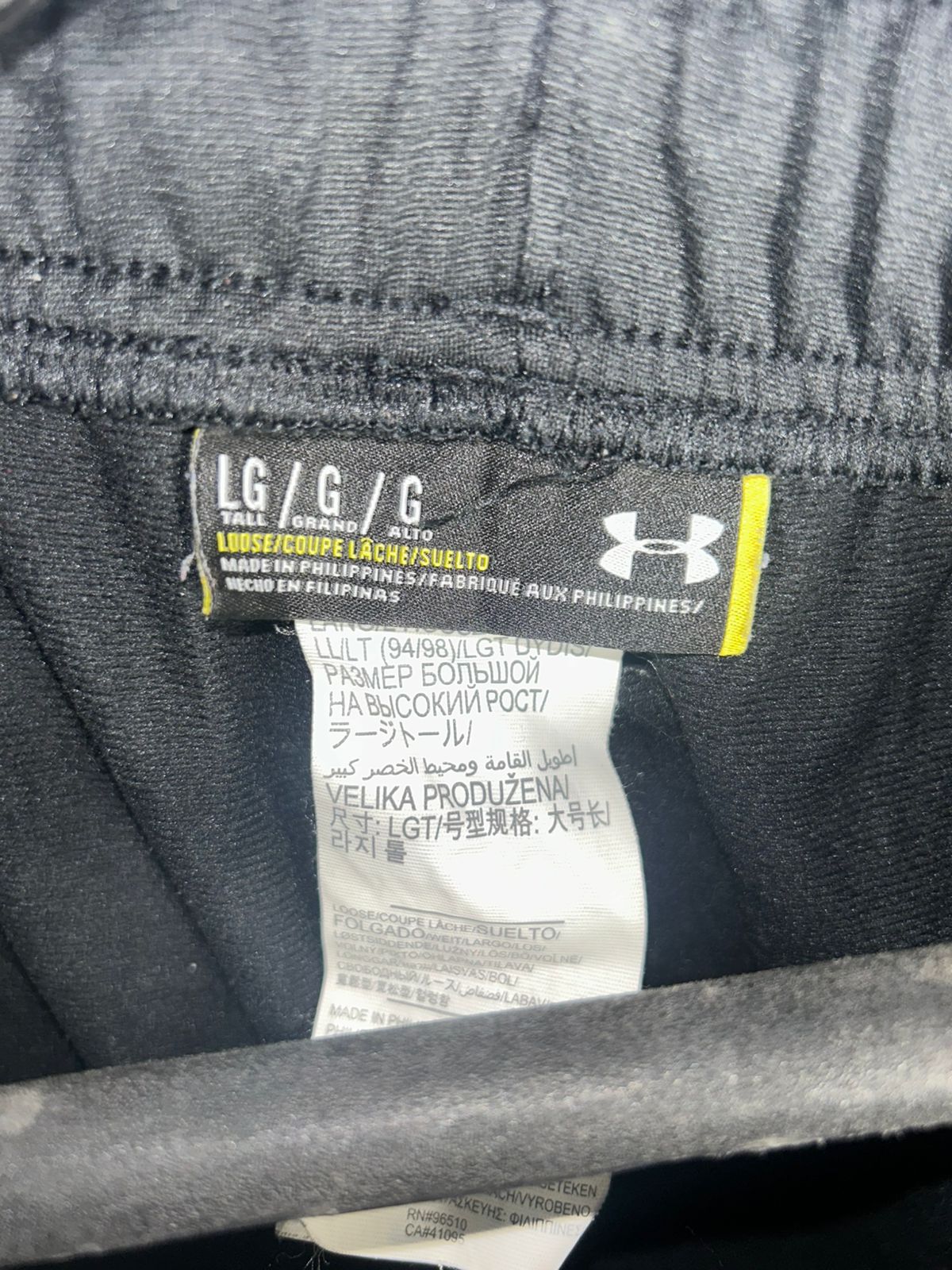 Under Armour Black Zip Pockets Trouser - Large