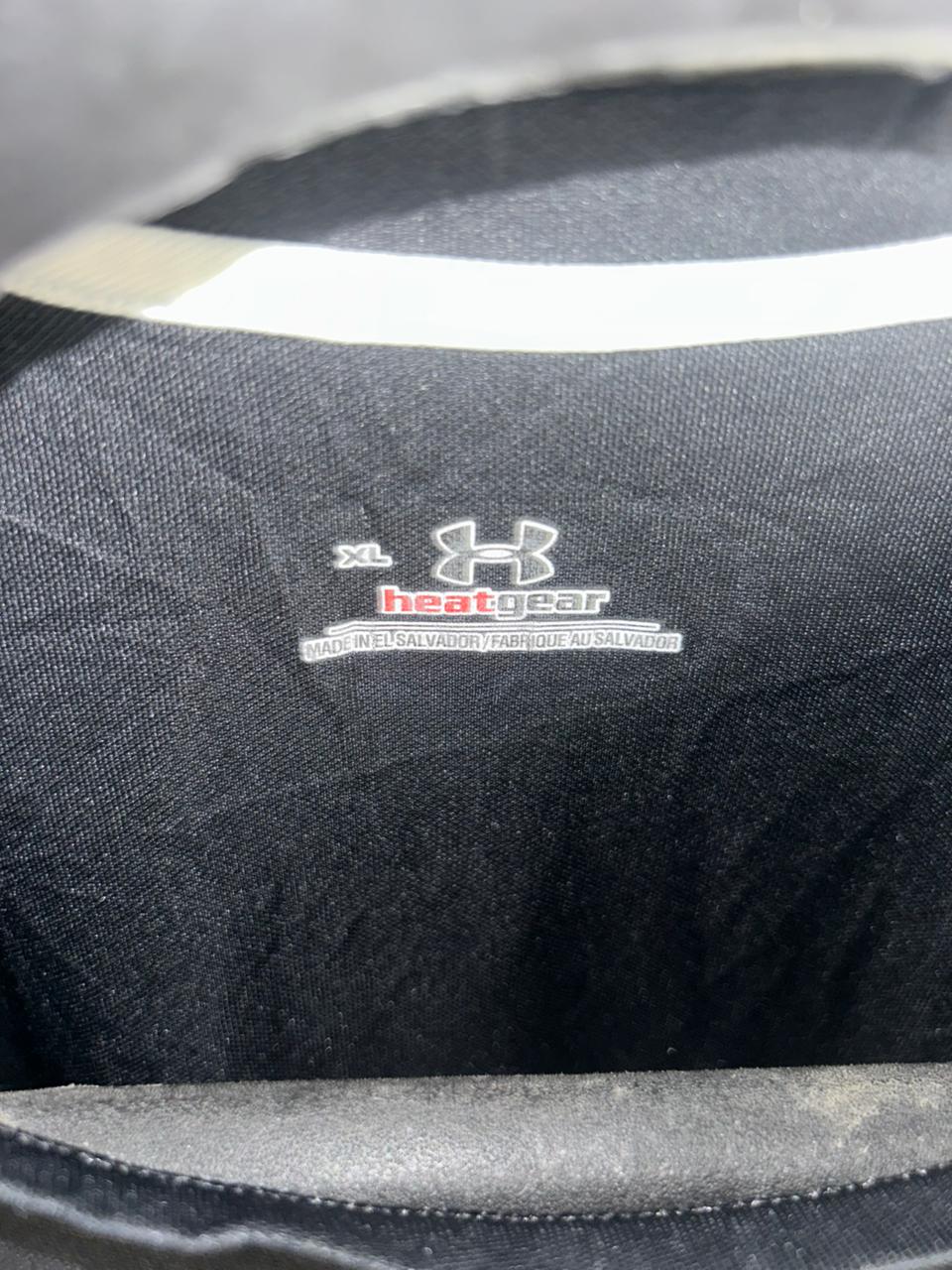 Under Armour Heat Gear Black/White Full Sleeves - XL