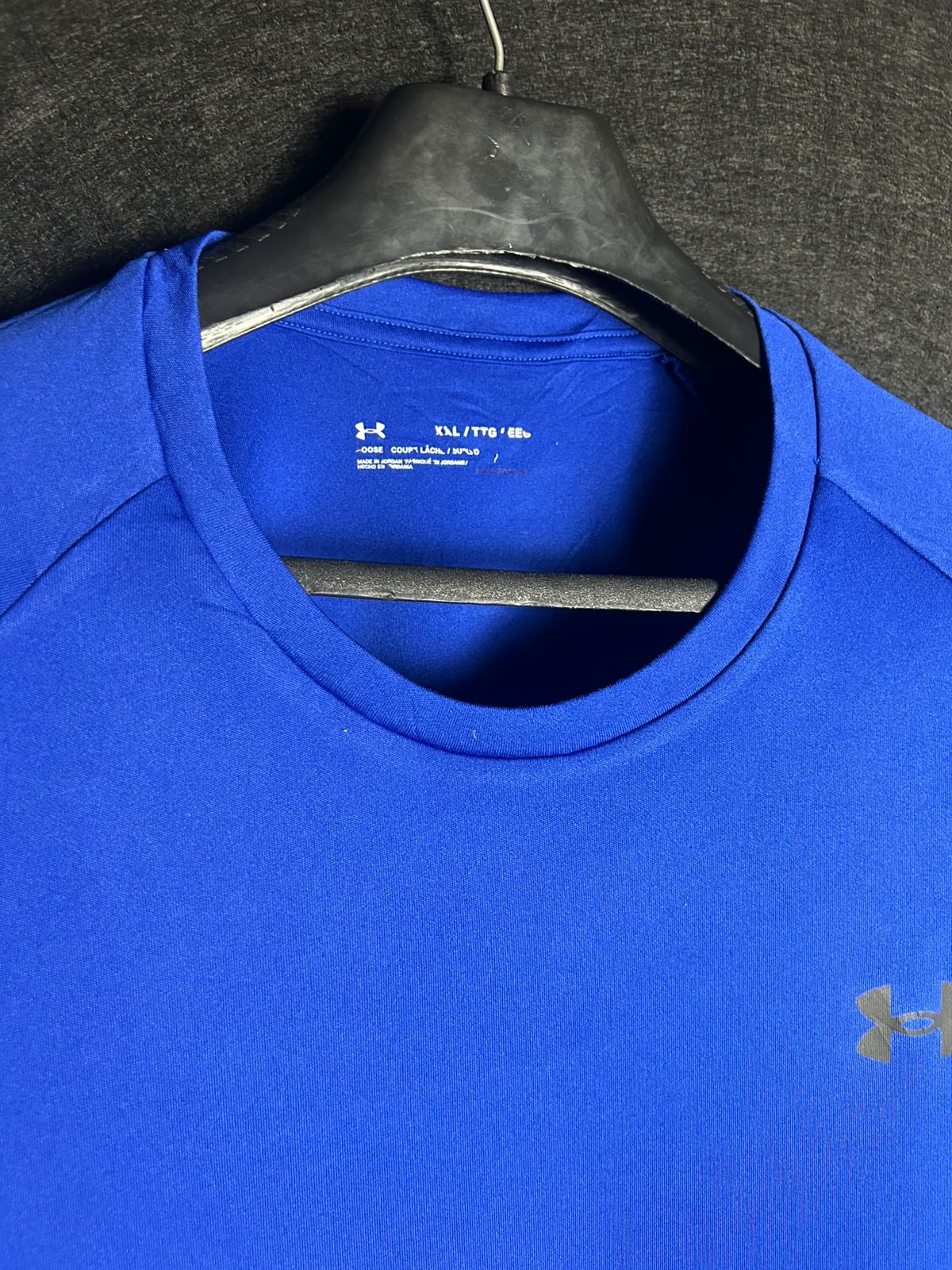 Under Armour Heat Gear Vivid Blue Round Tee - XXL