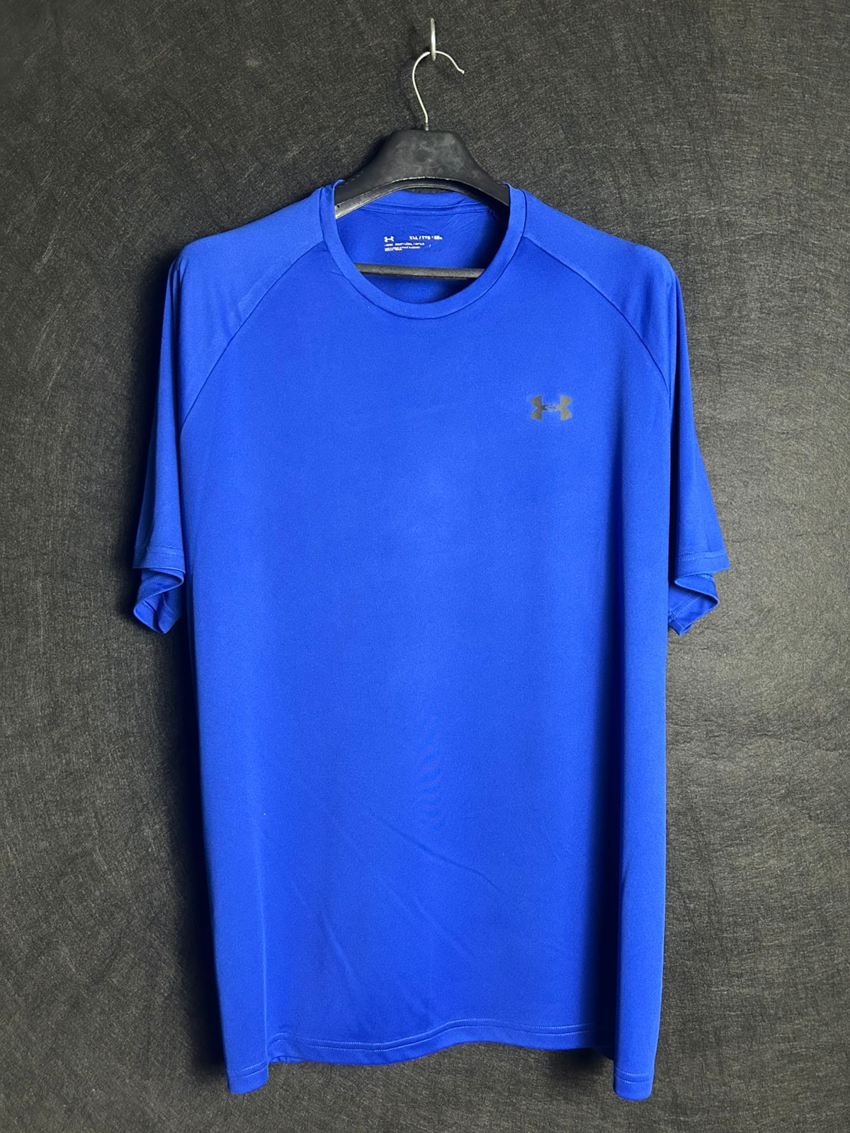 Under Armour Heat Gear Vivid Blue Round Tee - XXL