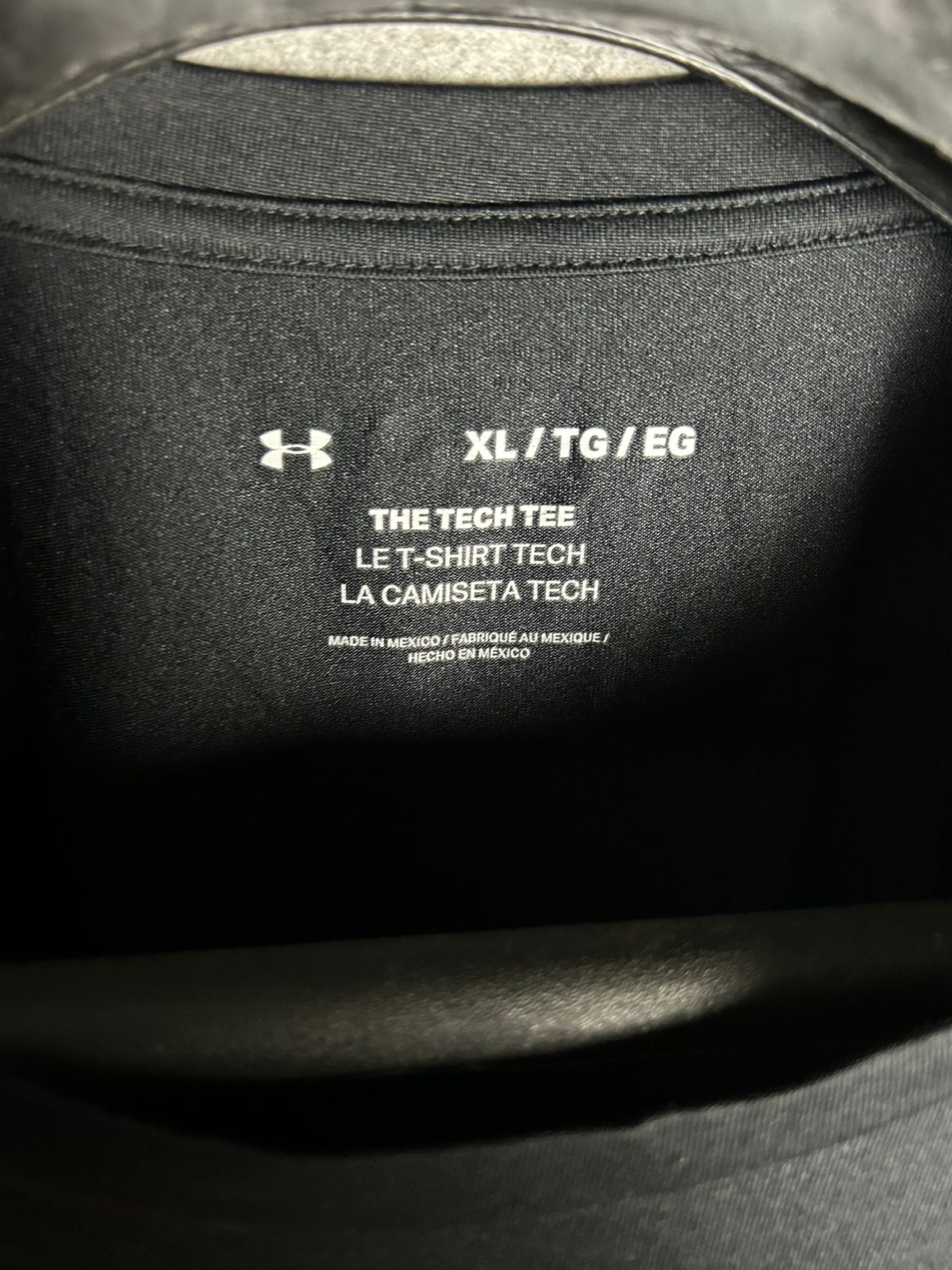 Under Armour The Tech Tee Plain Black - XL