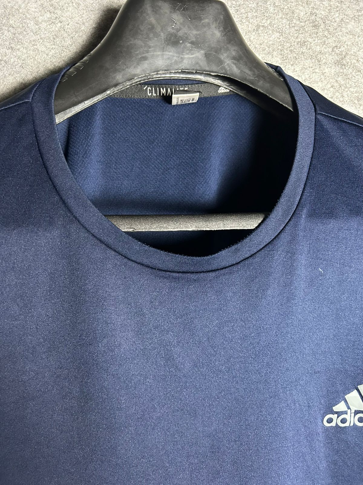 Adidas ClimaLite Midnight Blue Round T Shirt - XL