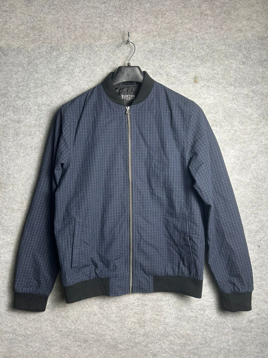 Burton London Menswear Navy Blue Jacket - Medium