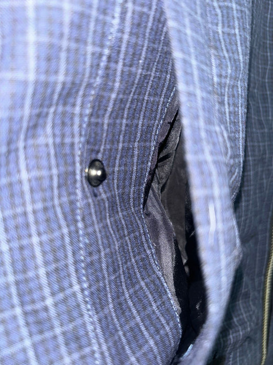 Burton London Menswear Navy Blue Jacket - Medium