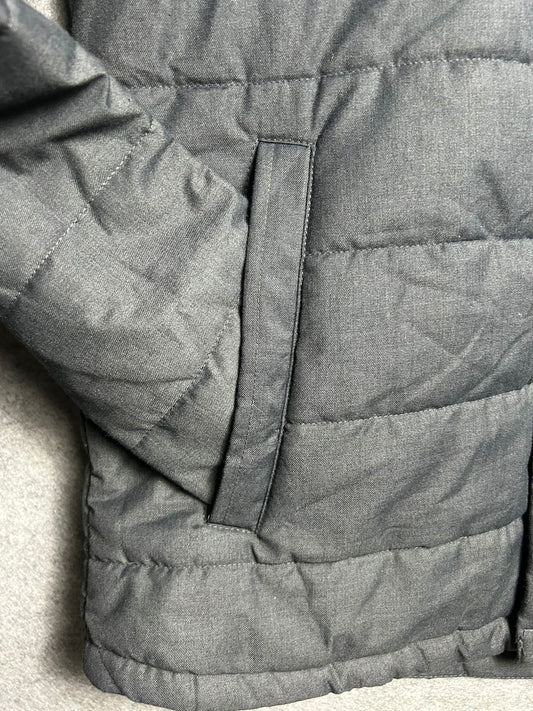 Zara Grey Coat Jacket - Large