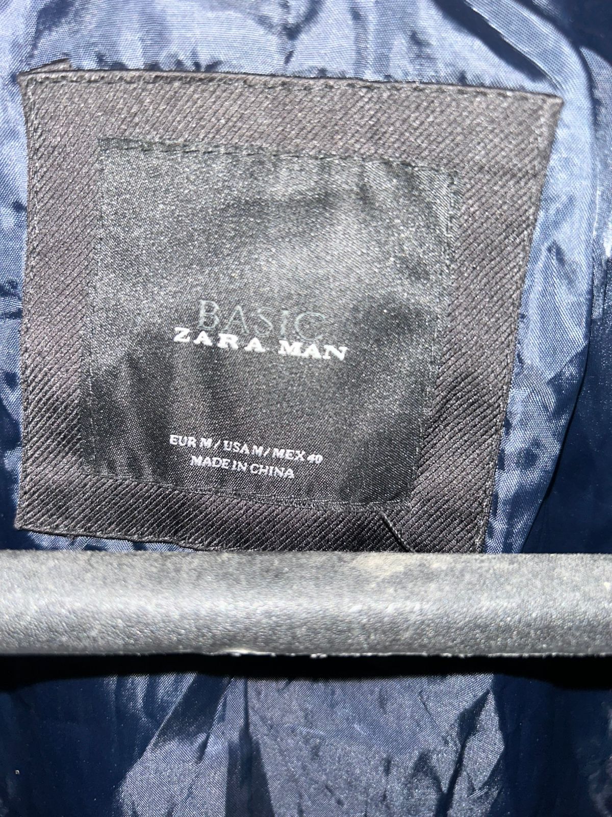 Zara Man Black Jacket - Medium