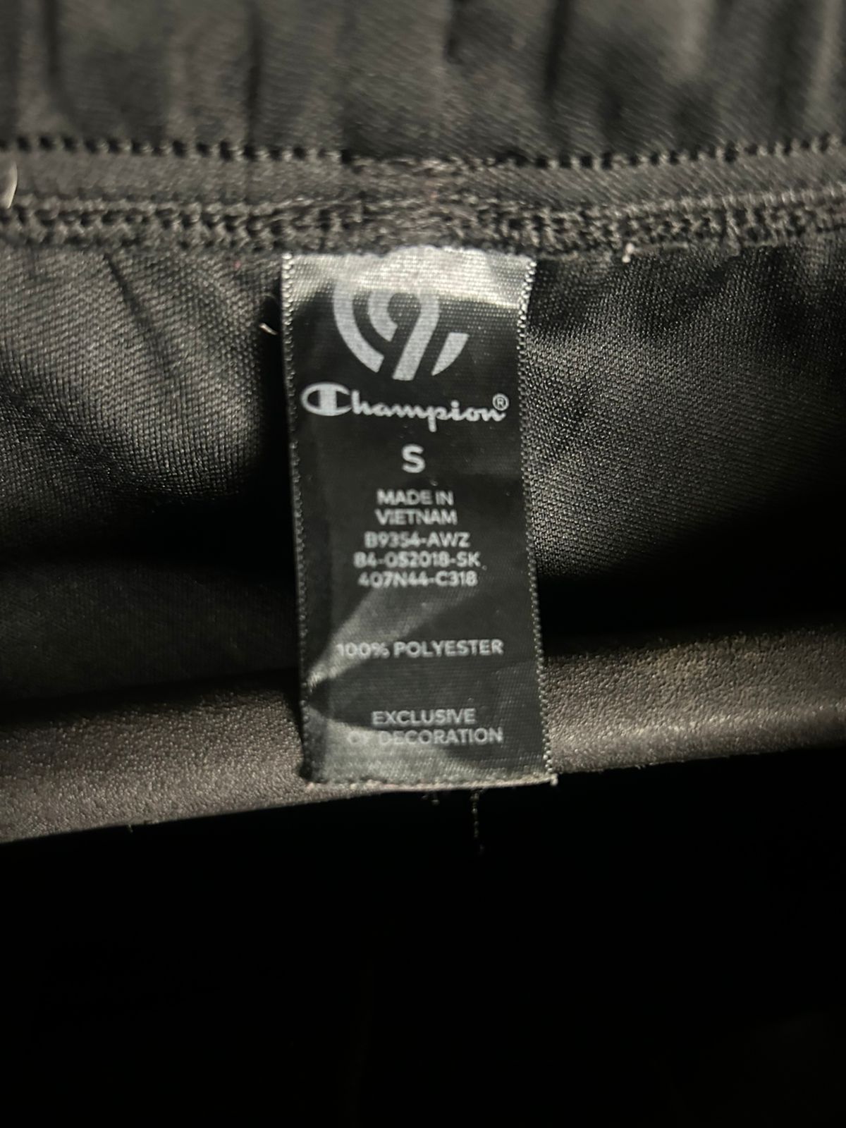 Champion Black Trouser - Small