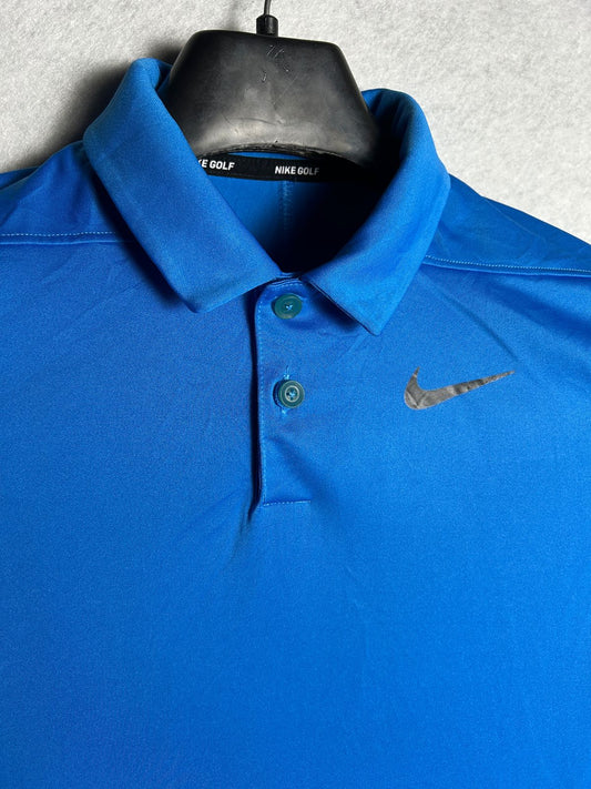 Nike Golf Blue Polo - Large