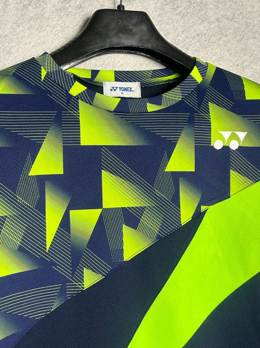 Yonex INK Blue & Neon Round Tee - Medium