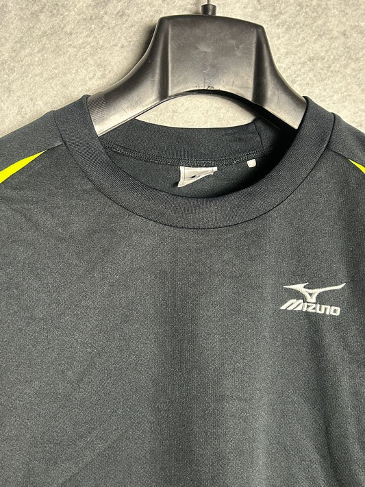 Mizuno Black & Yellow Round Tee - Medium