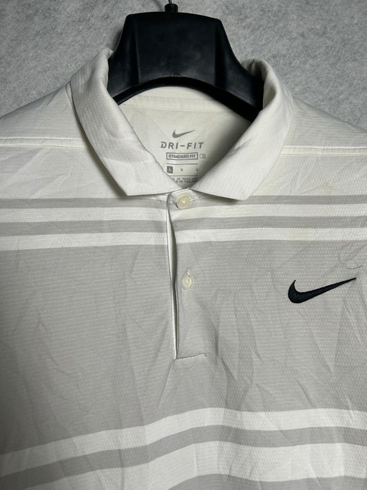 Nike White Polo Standard Fit - Large