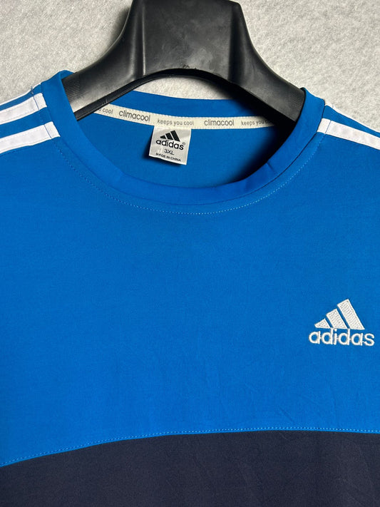 Adidas Blue Dri Fit Round Neck - XXXL