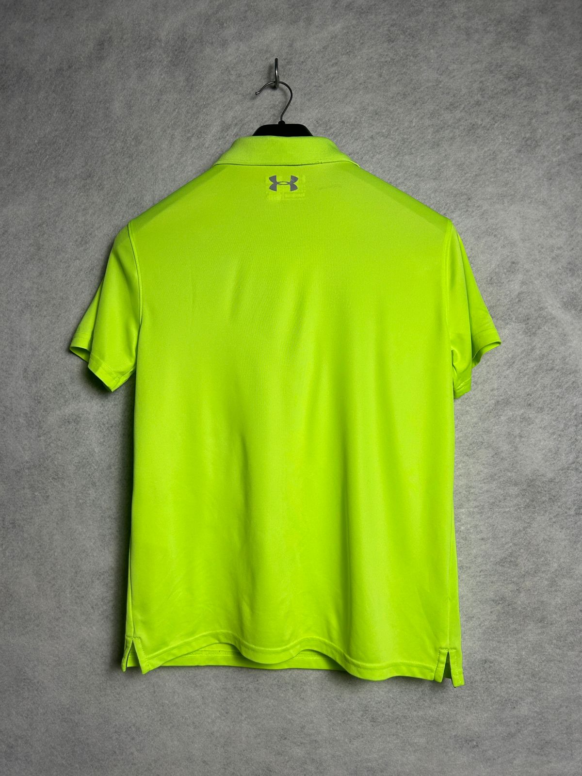 Heat Gear Under Armour Loose Neon Green Polo - YXL
