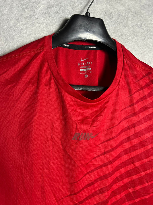 Nike Red Round Tee Dri Fi - XL