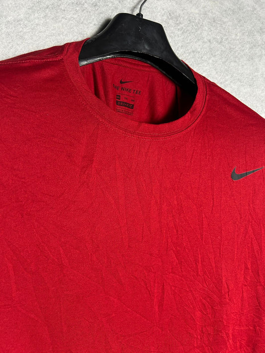The Nike Tee Red Dri Fit Round Neck - XXL
