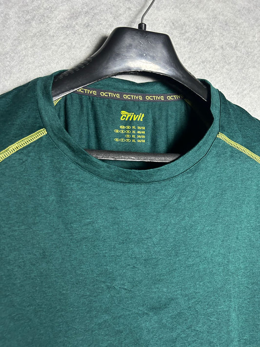 Crivit Active wear Green Round Neck - XL