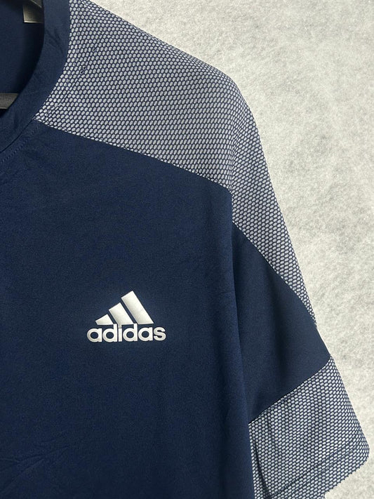 Adidas Blue Round Neck - XXL