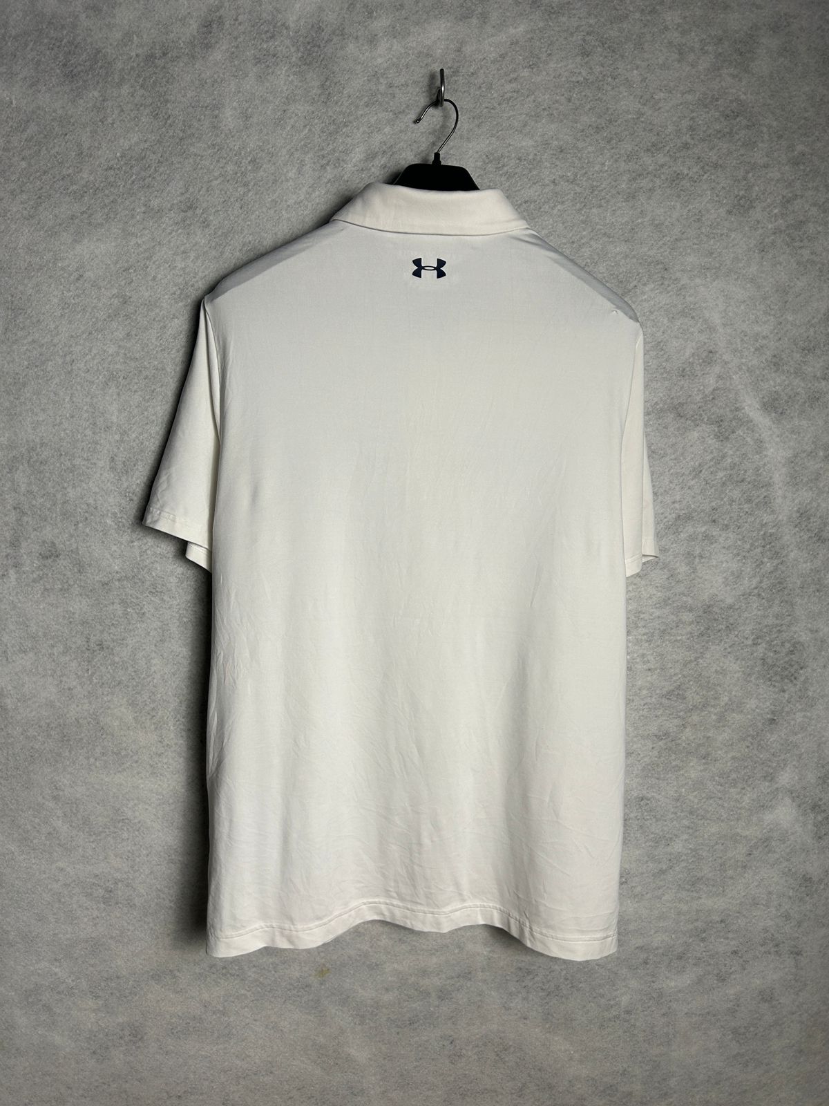 Under Armour The Play Off Polo White & B Purple - 3XL