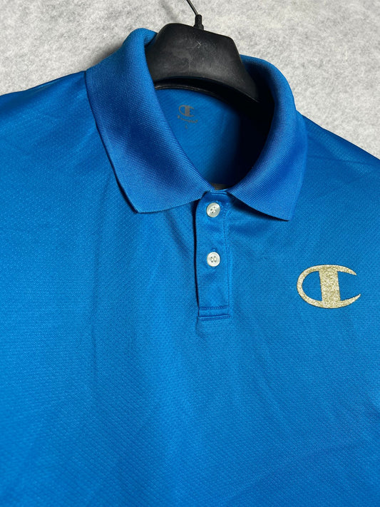 Champion Blue Polo - Large