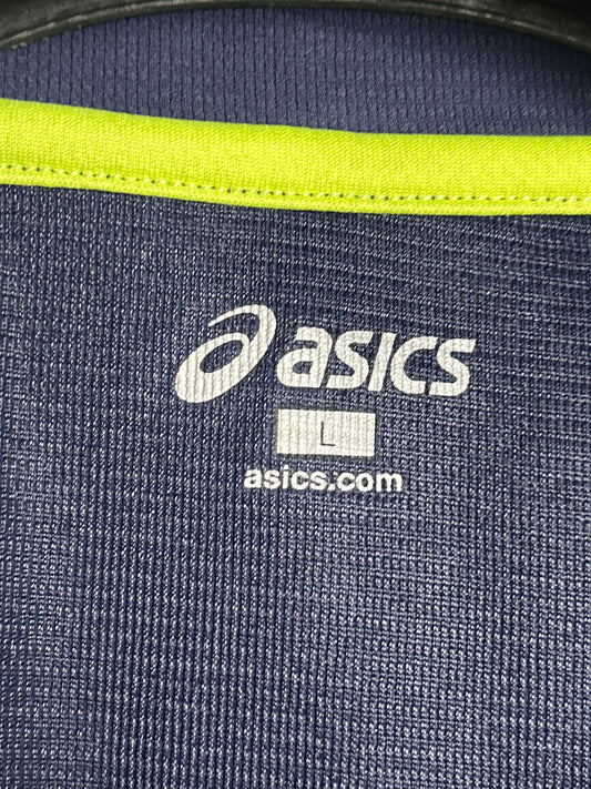 Asics Blue Round Neck - Large