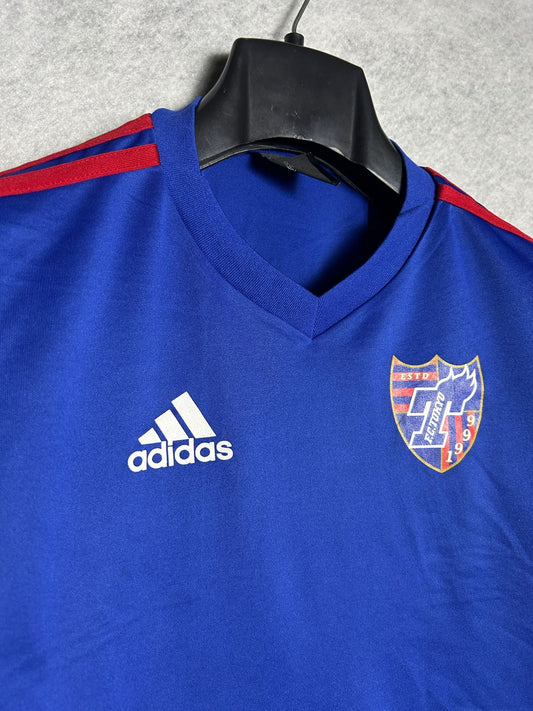 Adidas Blue V Neck F C Tokyo - Small