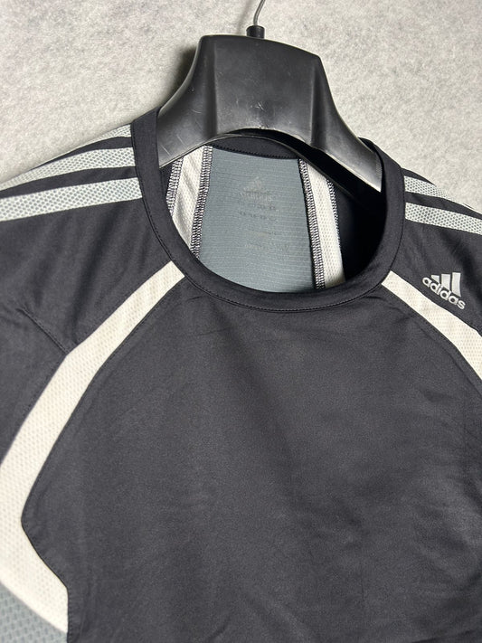Adidas Black & Gray Round Neck - Small