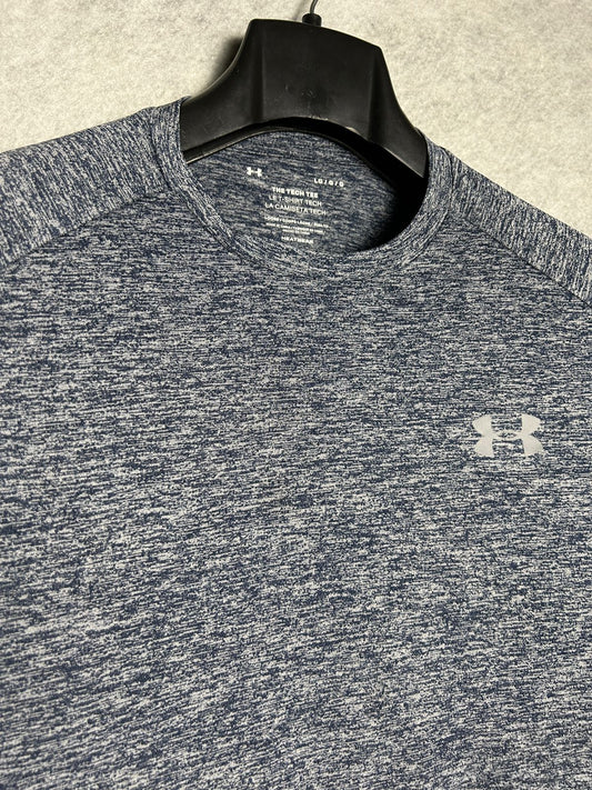 Under Armour Heat Gear Round The Tech Tee- Large