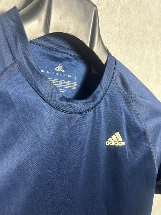 Adidas Ink Blue Round Tee - Medium
