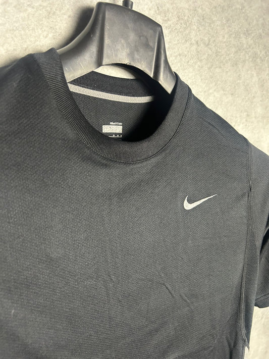 Nike Fit Dry Black Round Tee - Medium