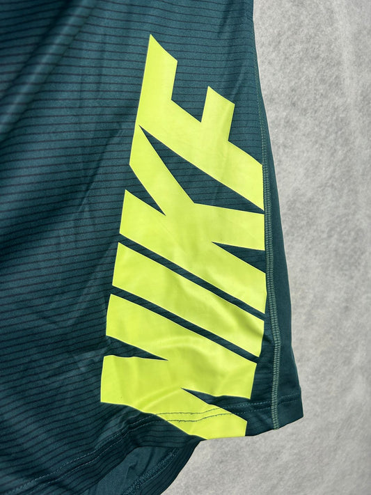 Nike Neon Green Logo Short - XL