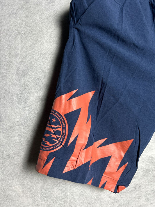Adidas Ink Blue ( The Three Stripes Through Sports We Have To Change Lives ) Short - Small (Copy)