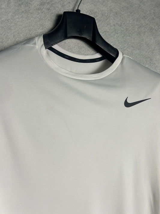 Nike White Round Neck - XL