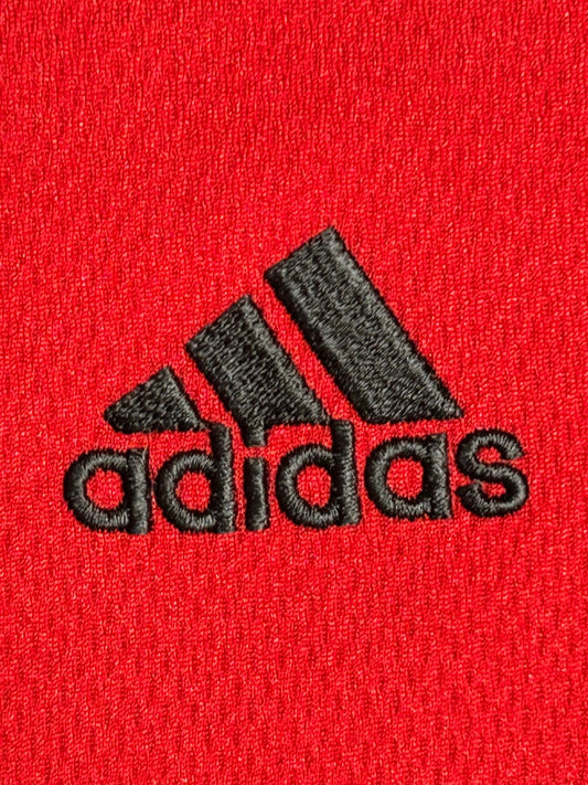 Adidas Red & Black Round Tee - Large