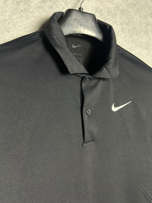 Nike Black Polo - Medium