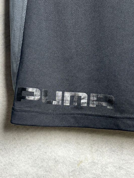 Puma Black Round Neck Tee - Large