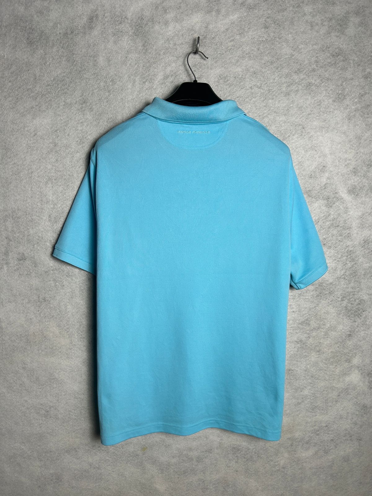 Under Armour Blue Fitted Polo - XXL