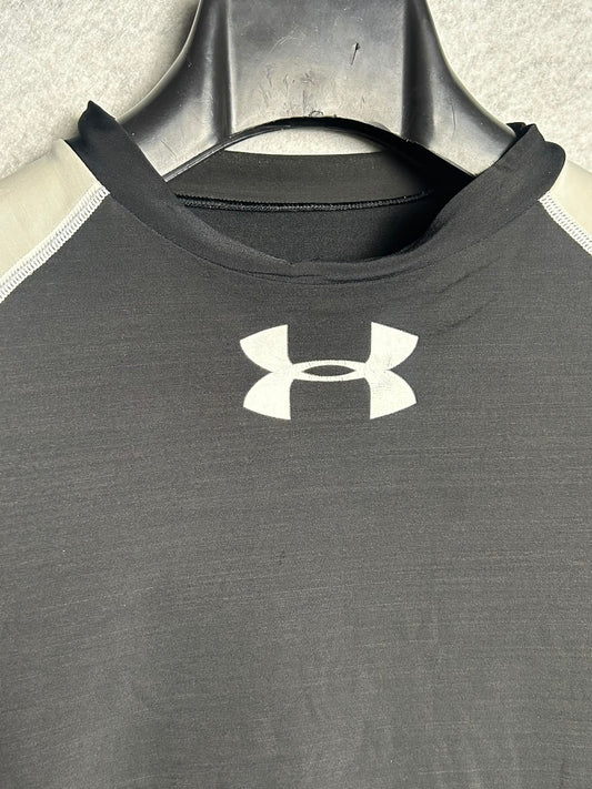 Under Armour Compression Black & Cream Round Neck - XXL