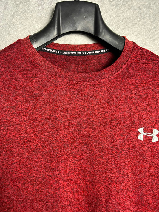Under Armour Red Round Neck - Large