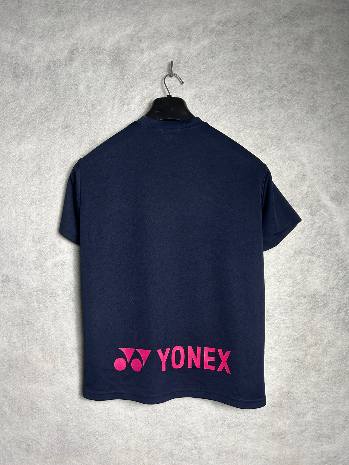 Yonex Blue Pink Logo Round Neck - Small