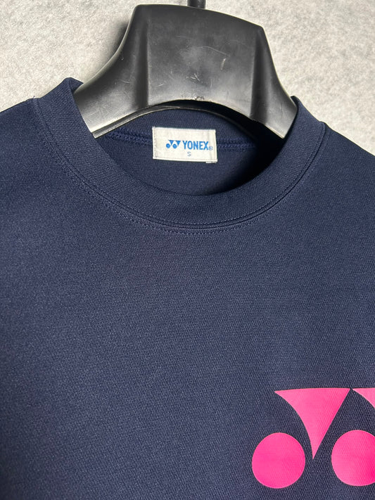 Yonex Blue Pink Logo Round Neck - Small