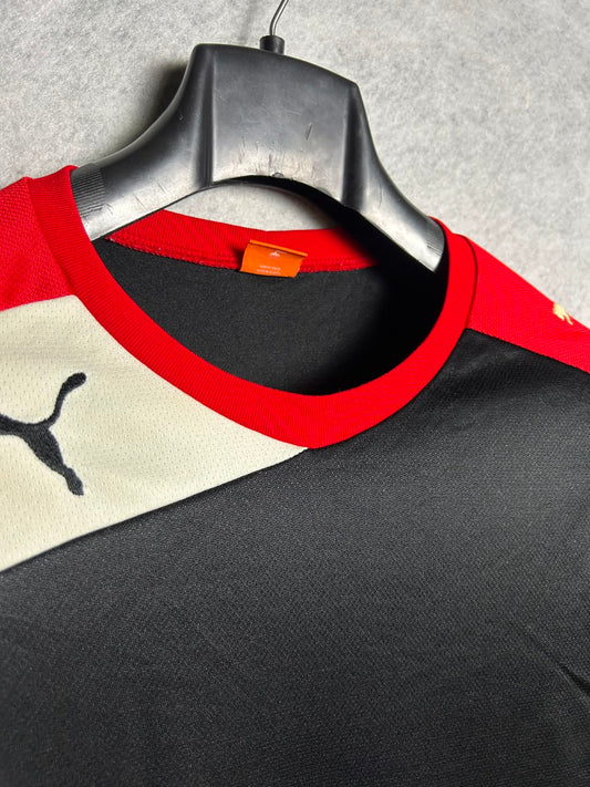 Puma Full Sleeves Red & Black Round Neck - XL
