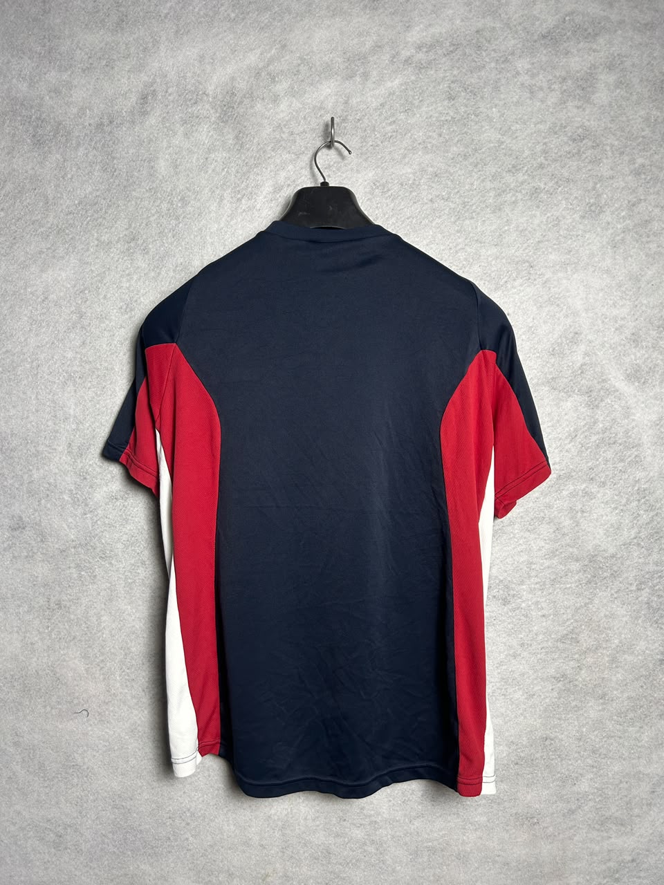 Adidas Blue & Red Round Neck - Large