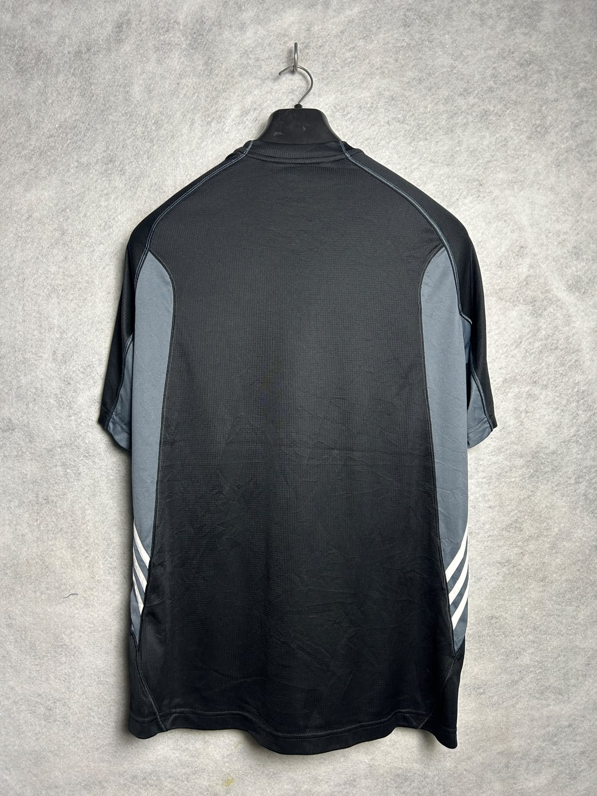 Adidas Black Round Neck ( Team Performance Tour To The Sport) - XXL