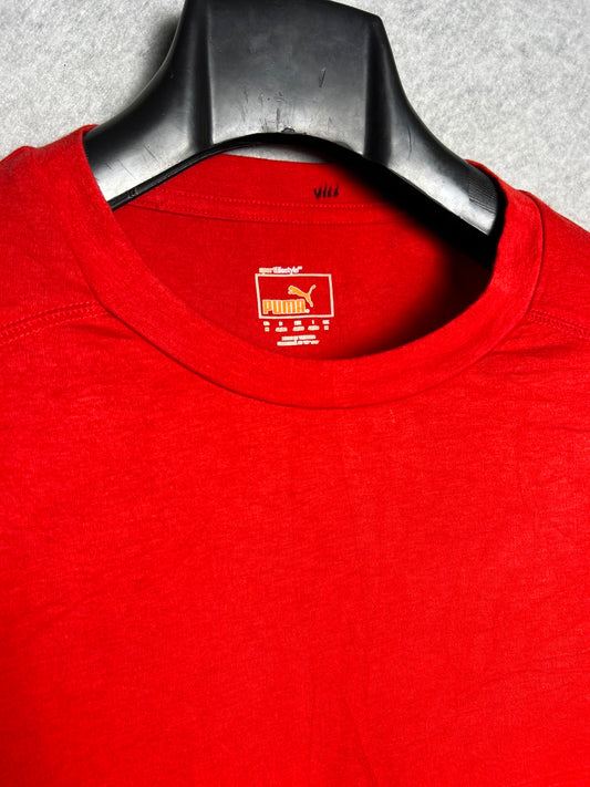 Puma Red SportLifeStyle Round Neck - Medium