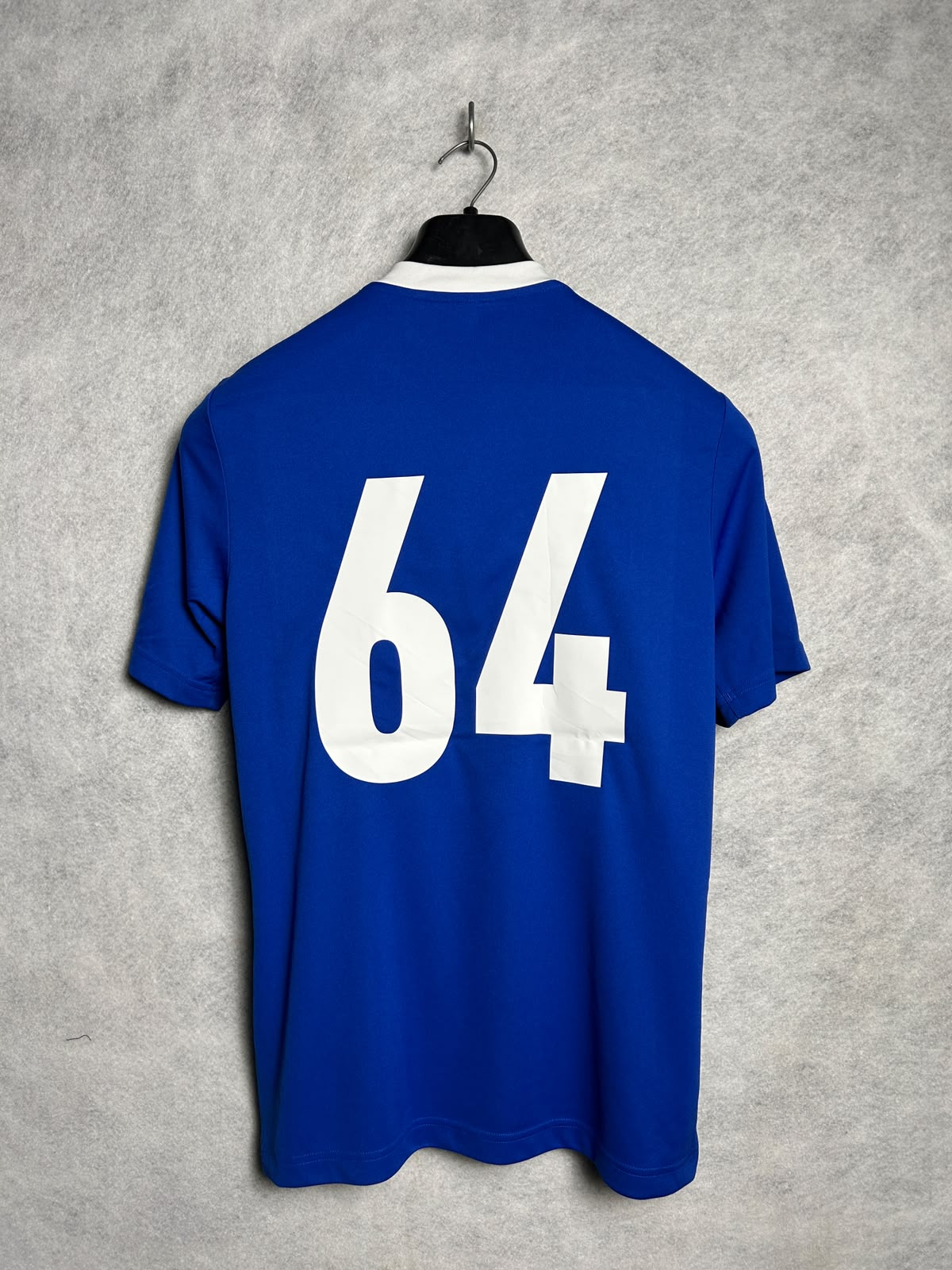Adidas Blue V Neck - Medium