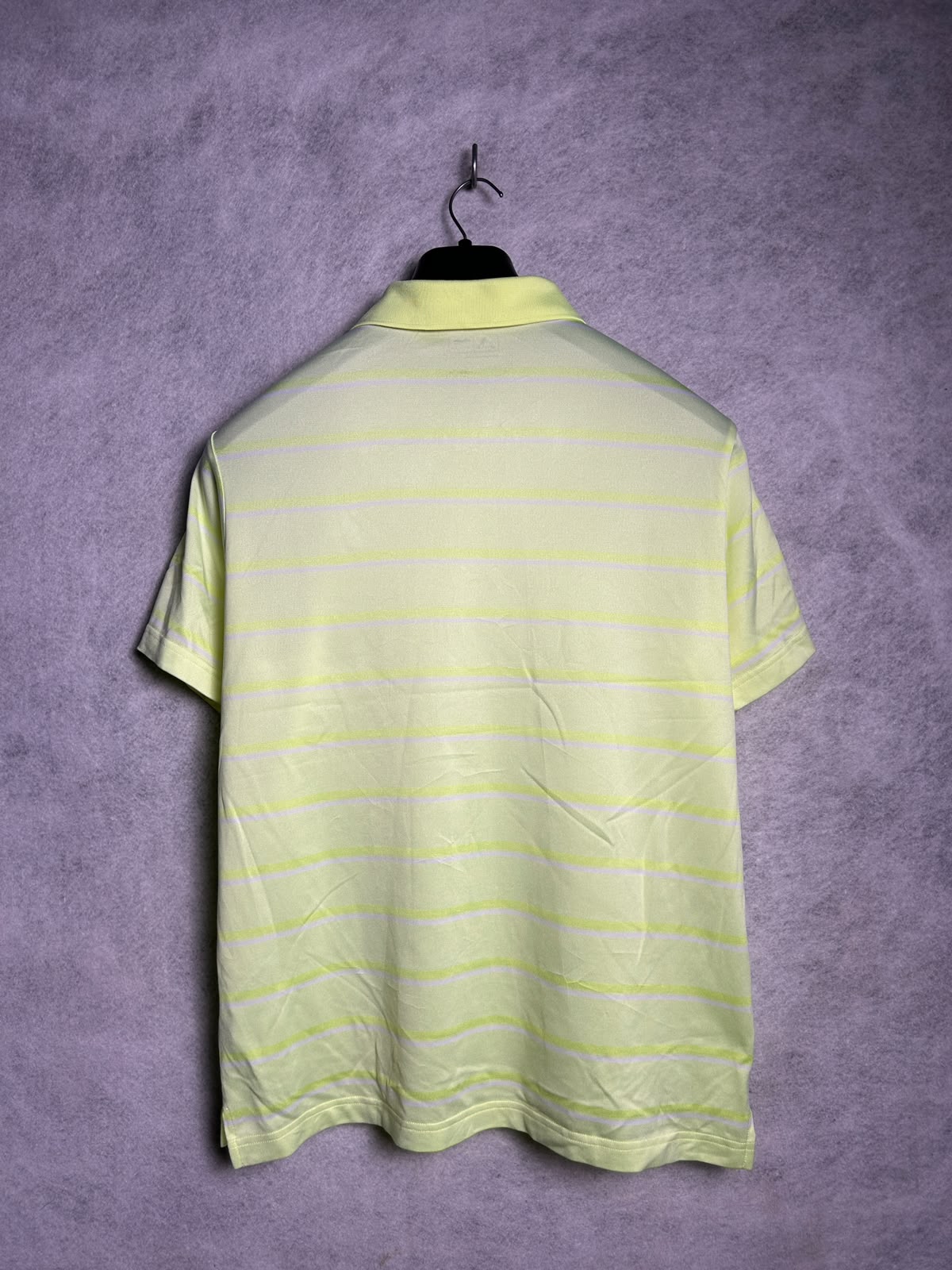 Adidas Lime Green Polo - Medium