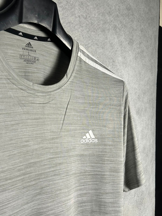 Adidas Light Gray Round Neck - Large