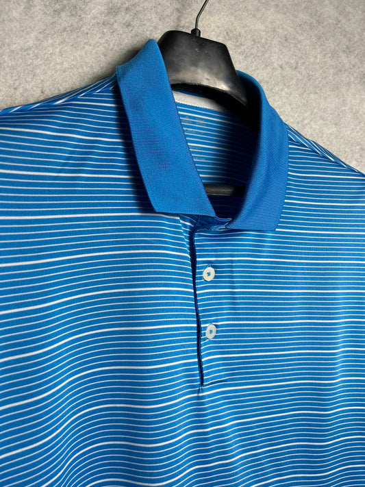 Adidas Blue Polo - Large