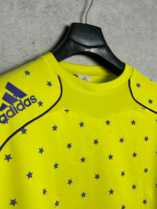 Adidas Yellow Round Neck - Large